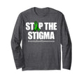Stop Stigma Green Ribbon Mental Health T-Shirt - Graphic Print Men Women - T-Shirt, Sweatshirt, Hoodie