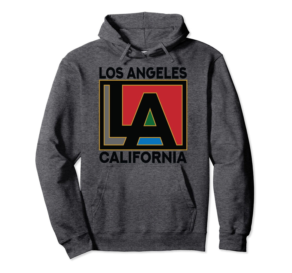 Los Angeles California Usa Typography Hoodie - Minimalist Print for Adults - T-Shirt, Sweatshirt, Hoodie