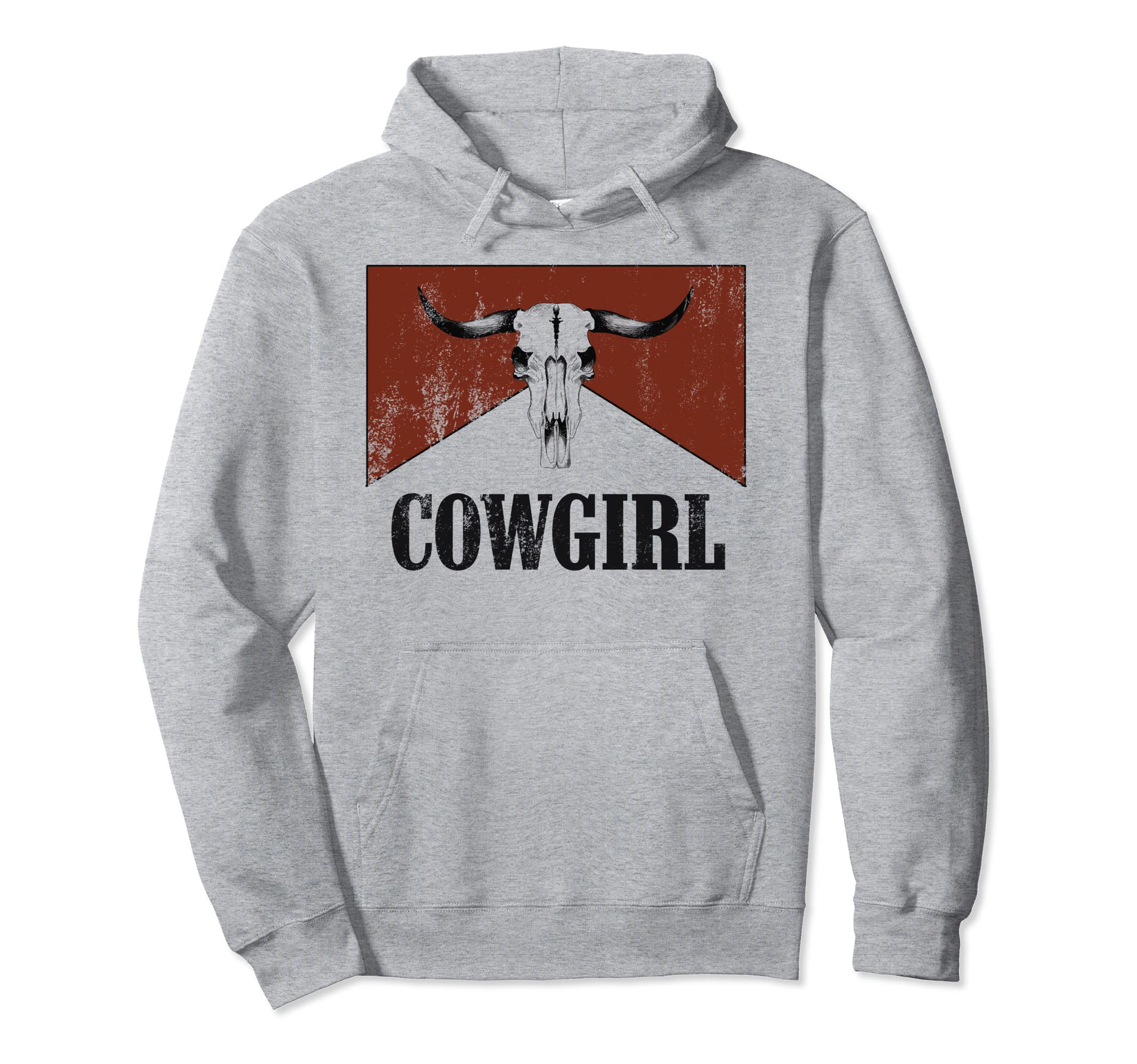 Bull Skull Cowgirl Western Life Hoodie - Streetwear Style for Adults - T-Shirt, Sweatshirt, Hoodie