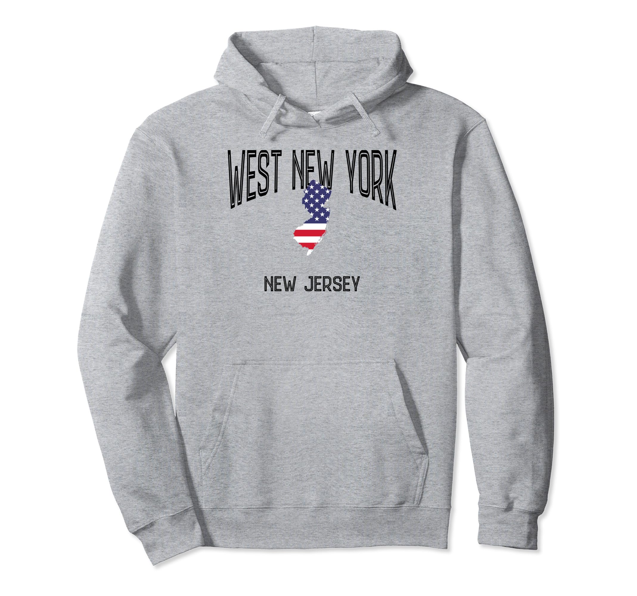 West New York New Jersey Nj Throwback Hoodie - Aesthetic Graphic Men Women - T-Shirt, Sweatshirt, Hoodie