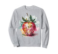 Watercolor Disco Strawberry Party Sweatshirt - Fun Novelty Design Unisex - T-Shirt, Sweatshirt, Hoodie