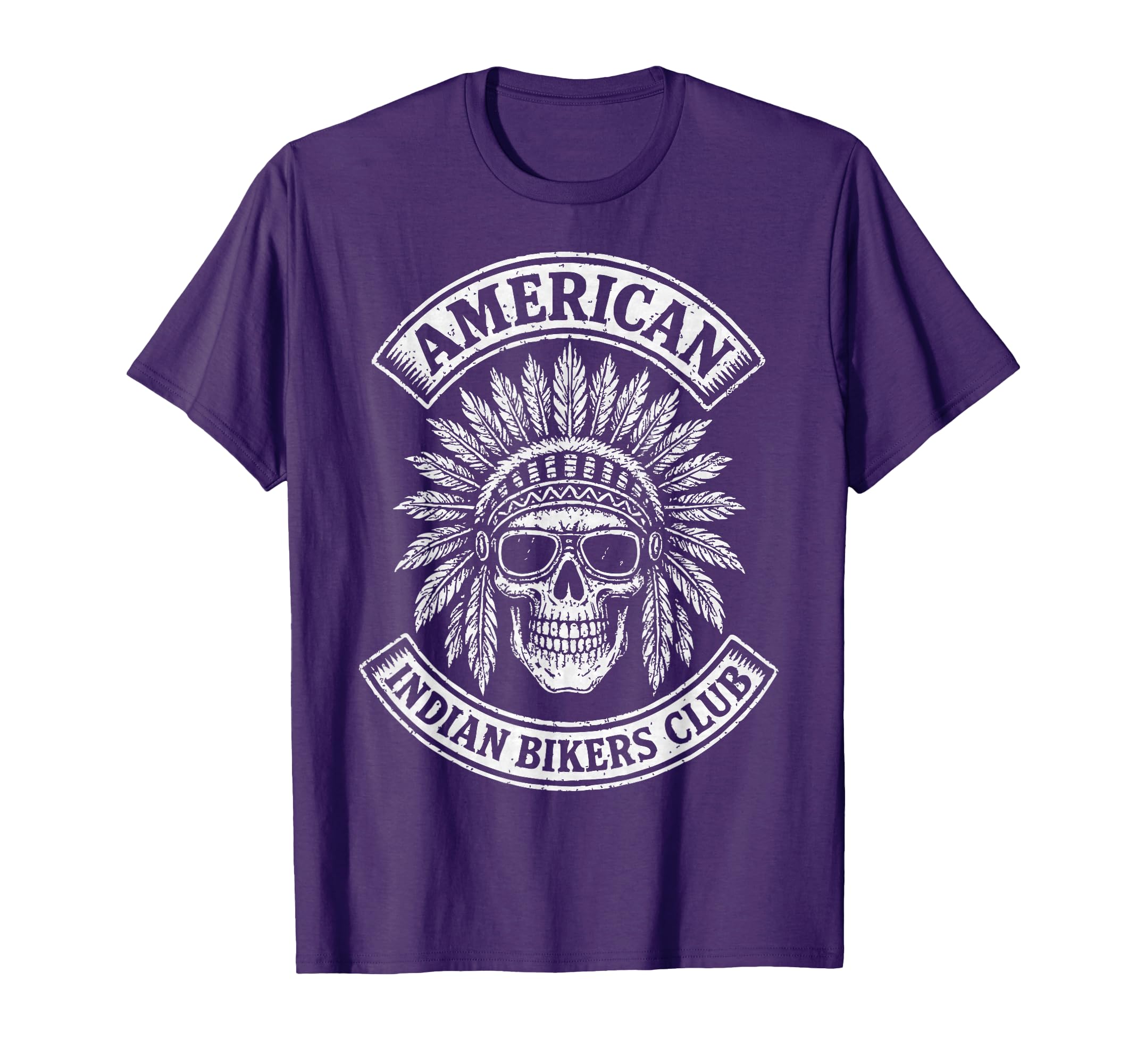 American Motorcycle Indian Bikers Club T-Shirt - Novelty Apparel Unisex - T-Shirt, Sweatshirt, Hoodie