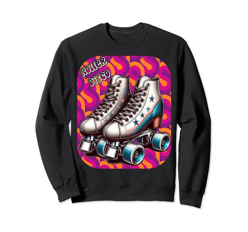 Roller Disco 1970S Groovy Roller Sweatshirt - Streetwear Style for Adults - T-Shirt, Sweatshirt, Hoodie
