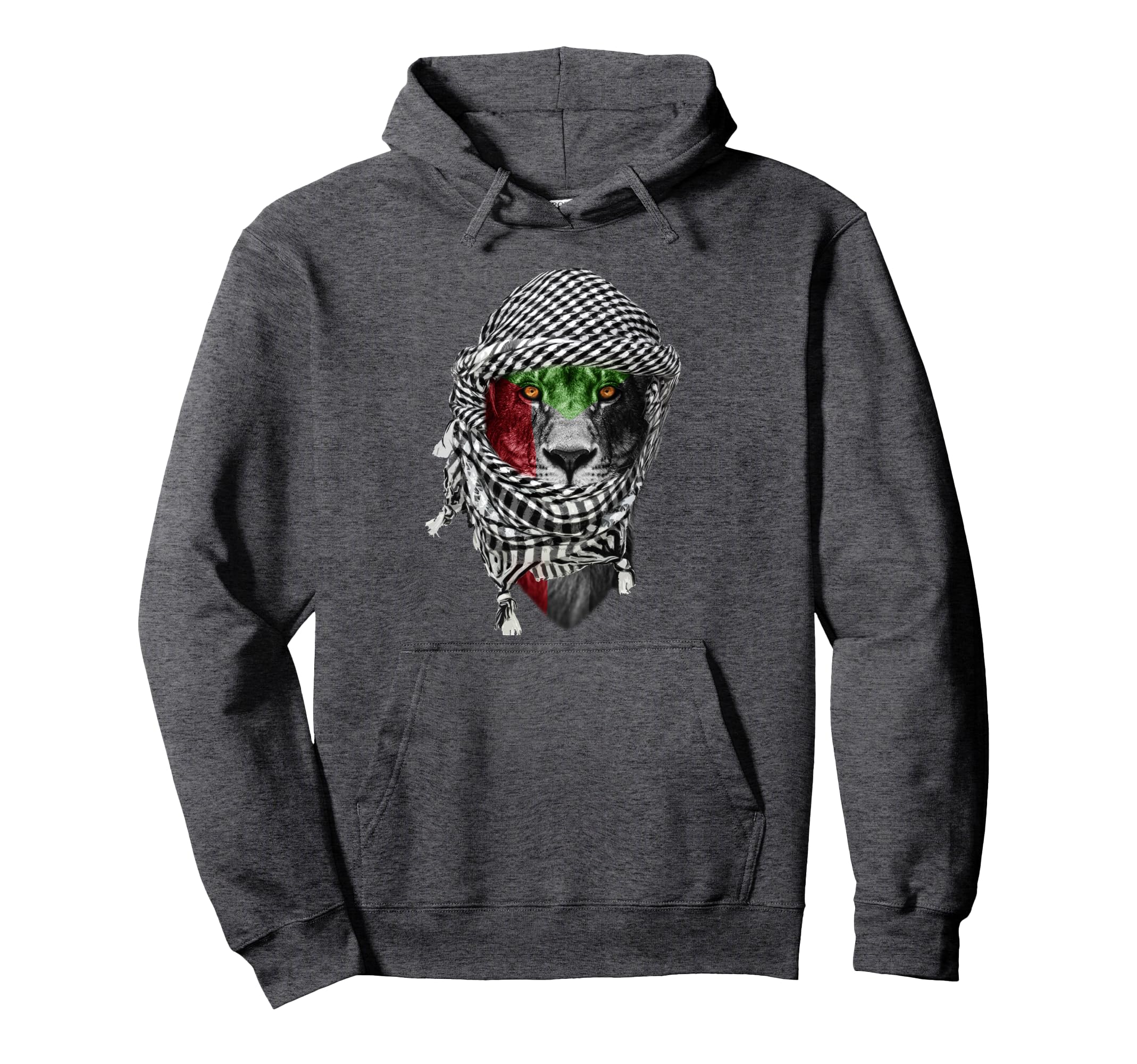 Free Palestine Palestinian Lion Hoodie - Trendy Graphic Men Women - T-Shirt, Sweatshirt, Hoodie