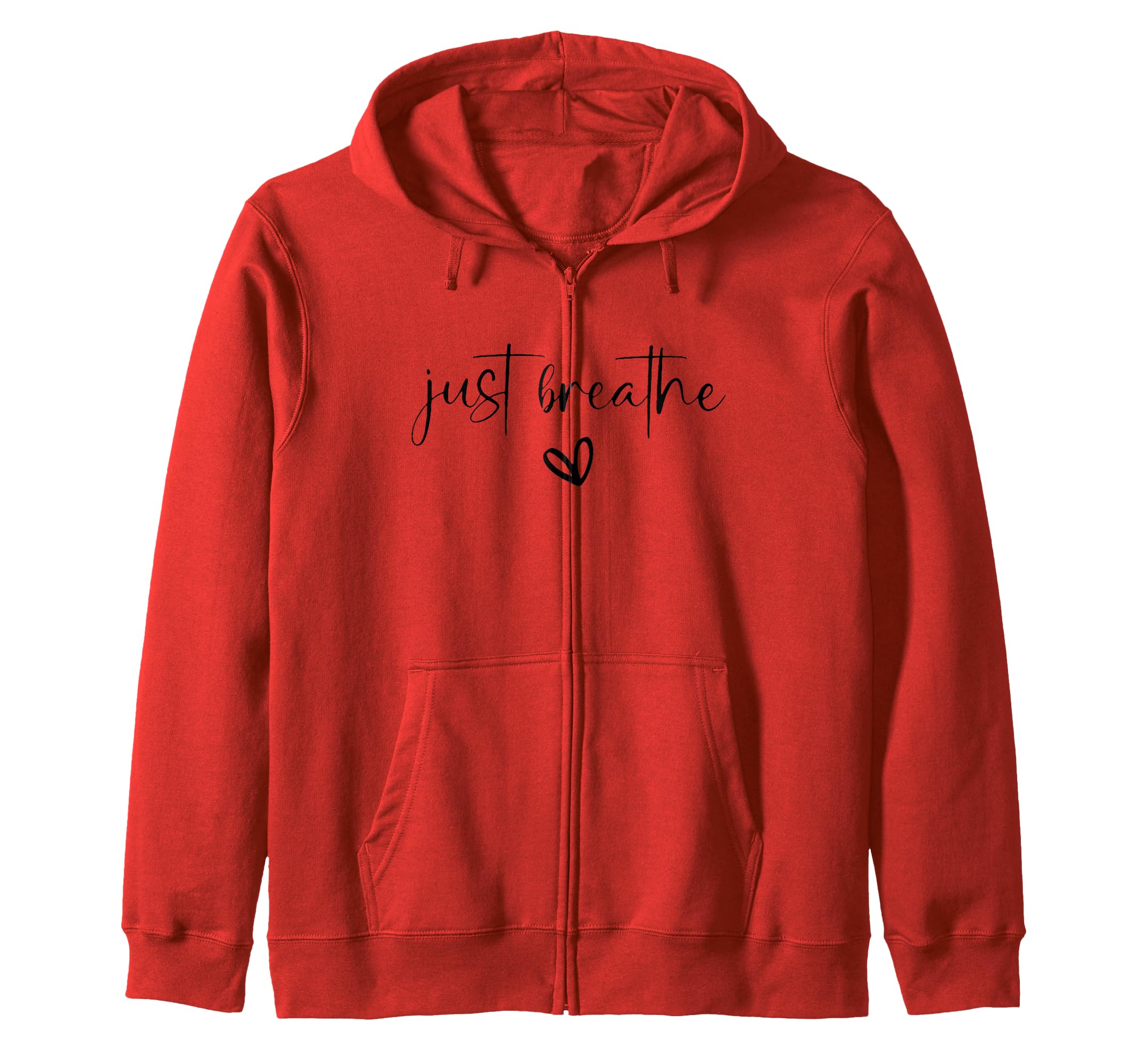 Just Breathe Mental Health Casual T-Shirt - Casual Everyday Wear Men Women - T-Shirt, Sweatshirt, Hoodie