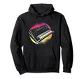 Synthesizer Vaporwave Aesthetic Hoodie - Fun Novelty Design for Adults - T-Shirt, Sweatshirt, Hoodie