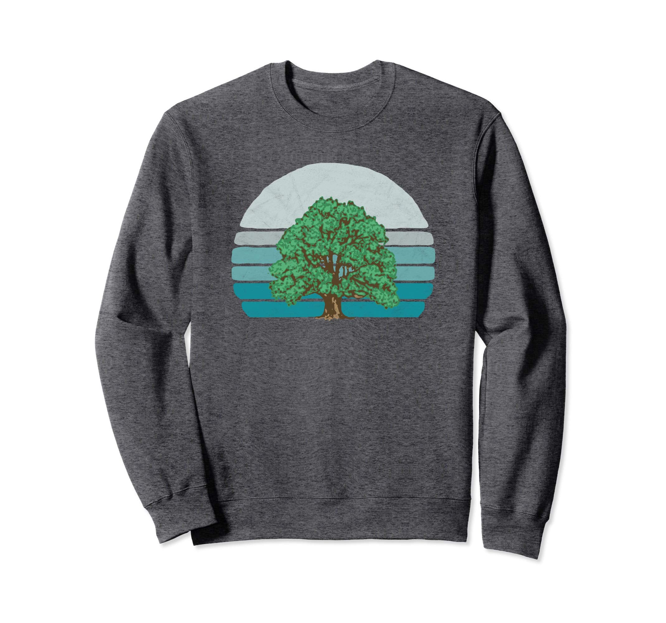 Sweet Oak Tree Sketch Sunset 80S Sweatshirt - Aesthetic Graphic Men Women - T-Shirt, Sweatshirt, Hoodie