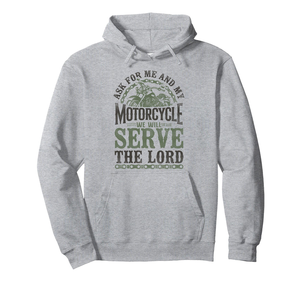 Motorcycle Biker Jesus Faith Christian Hoodie - Novelty Apparel Men Women - T-Shirt, Sweatshirt, Hoodie