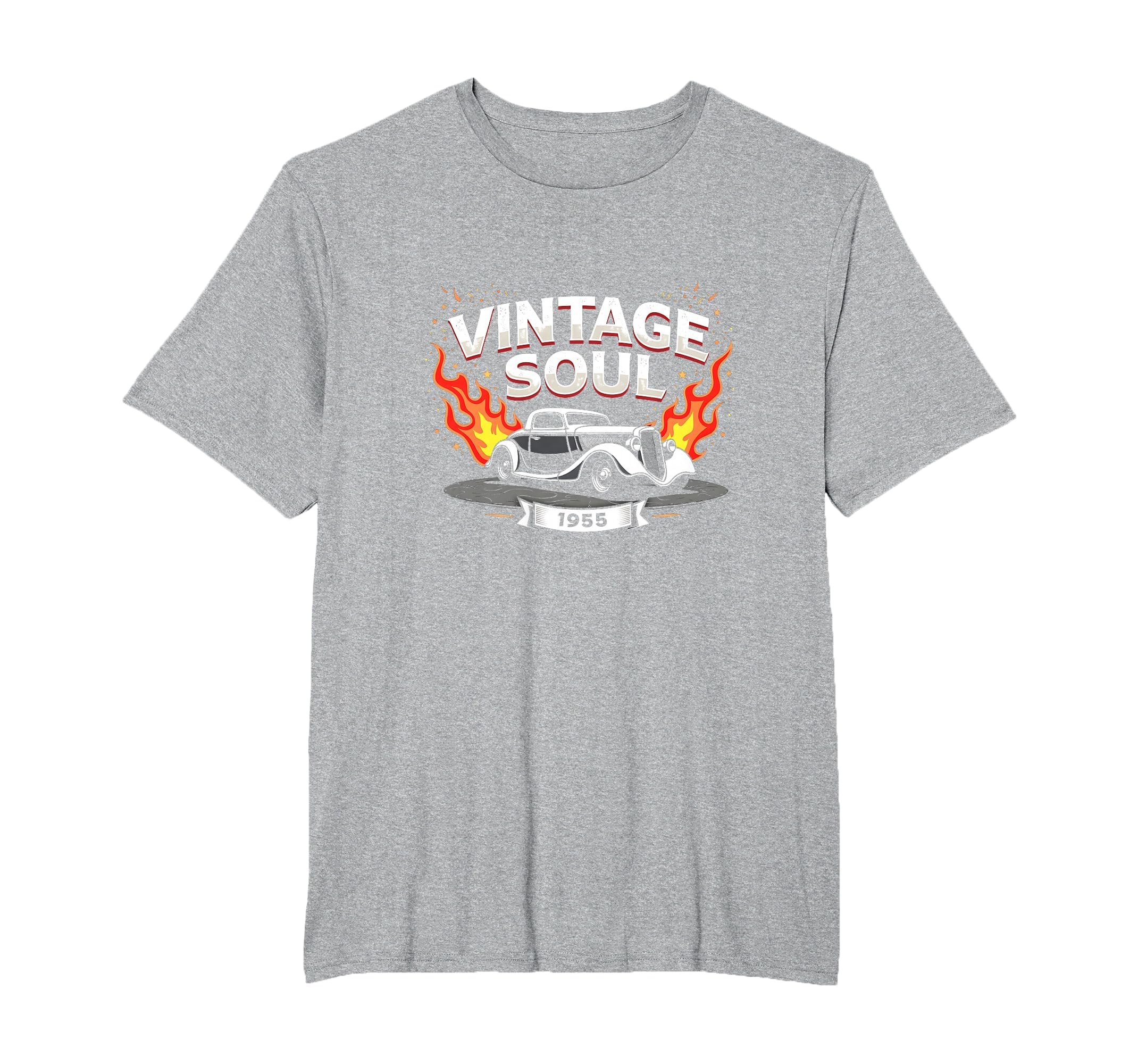 Soul Hot Rod 1955 Car Mens Big And T-Shirt - Unique Graphic for Adults - T-Shirt, Sweatshirt, Hoodie