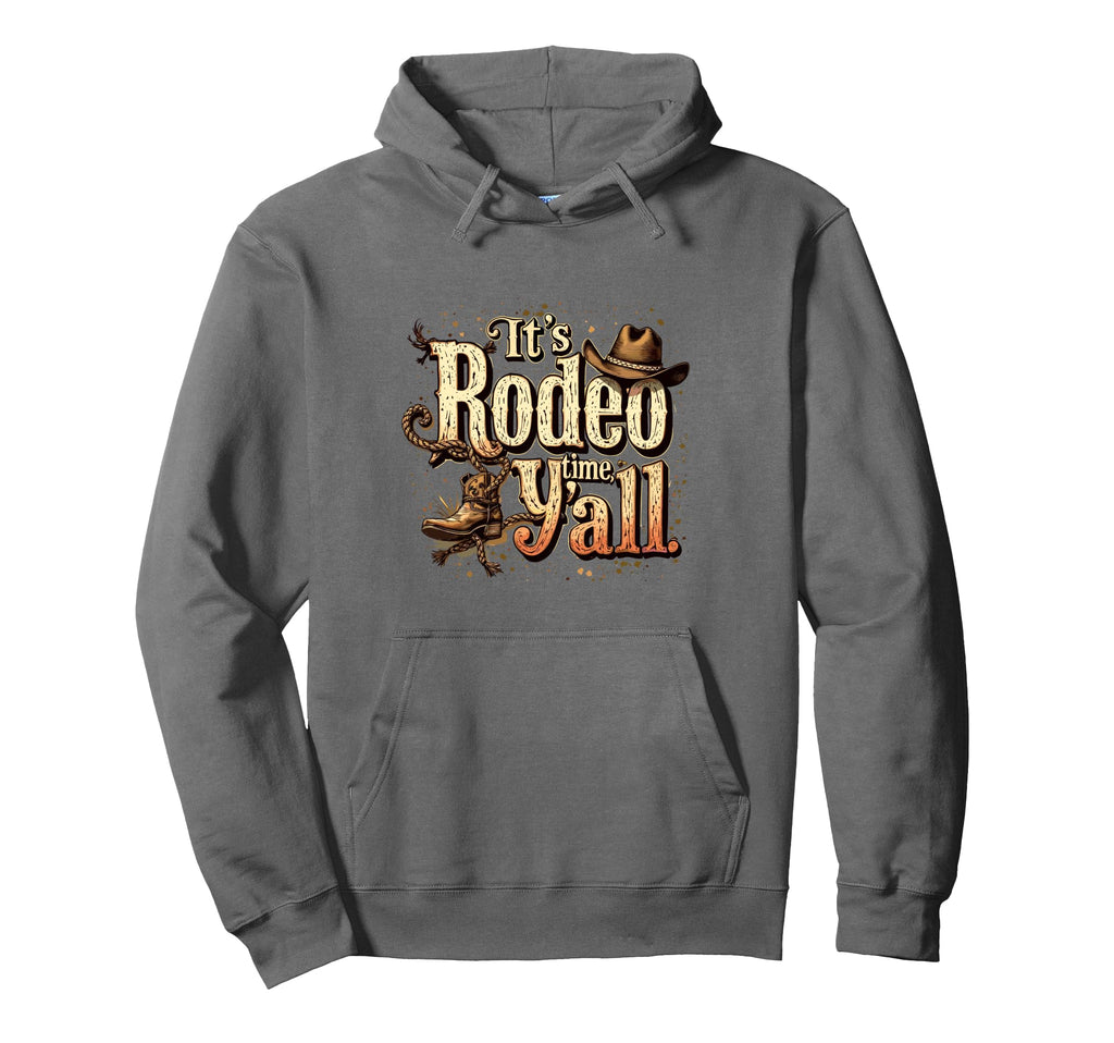Rodeo Time Yall Western Rodeo Cowgirl Hoodie - Novelty Apparel Men Women - T-Shirt, Sweatshirt, Hoodie