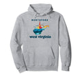 Northfork West Virginia Outdoors Mountain Hoodie - Minimalist Print Unisex - T-Shirt, Sweatshirt, Hoodie
