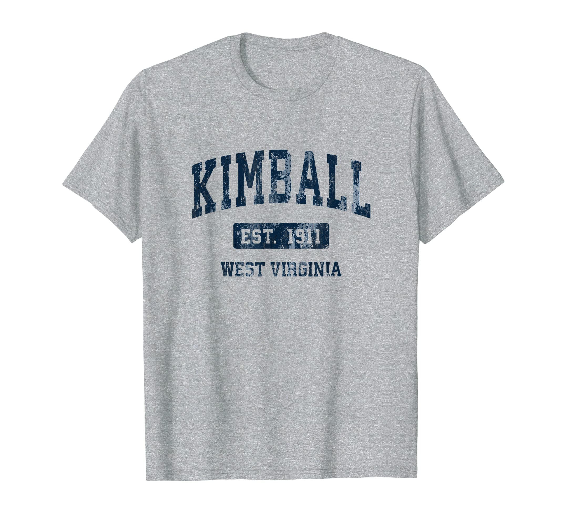 Kimball West Virginia Wv Athletic T-Shirt - Fun Novelty Design Unisex - T-Shirt, Sweatshirt, Hoodie