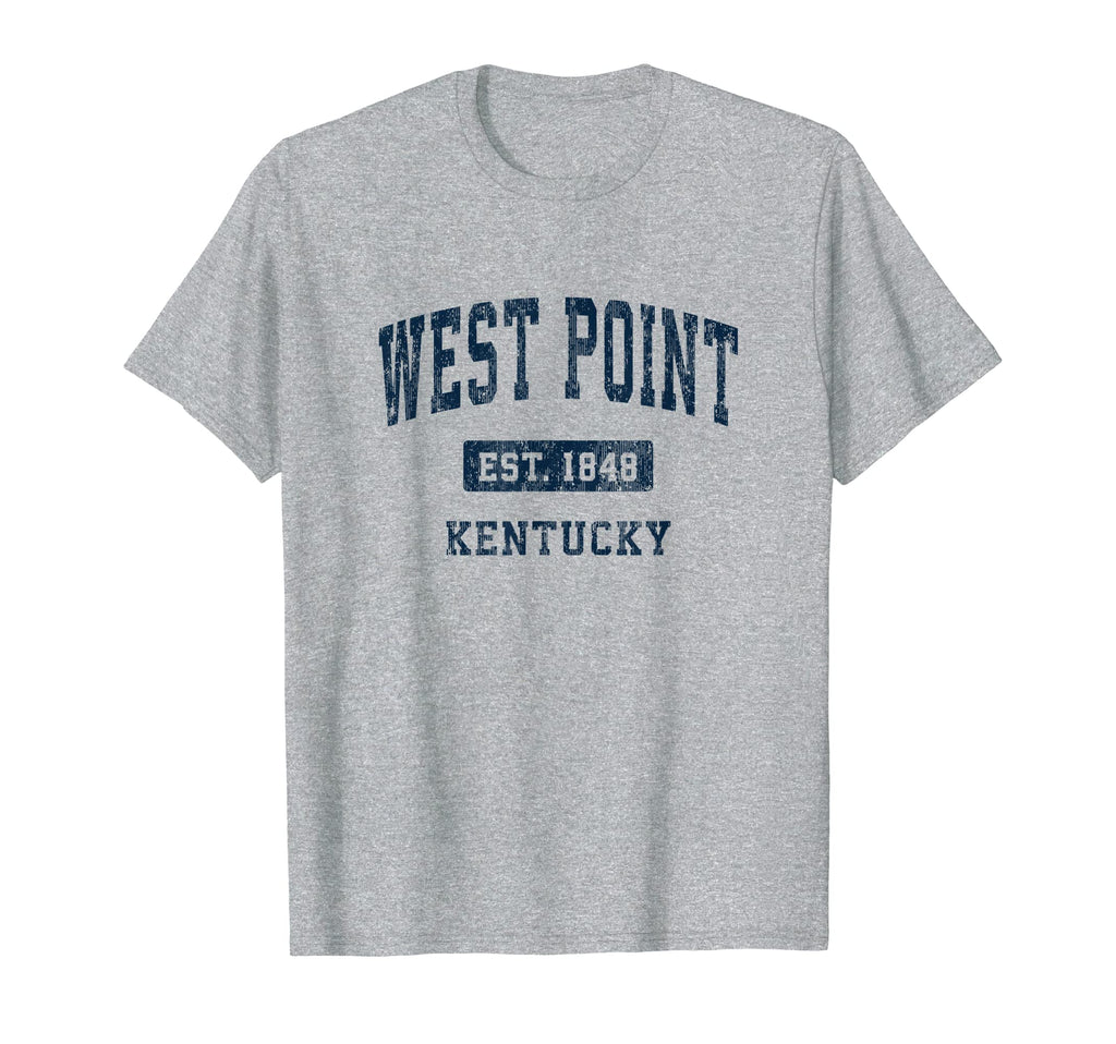 West Point Kentucky Ky Athletic Sports T-Shirt - Minimalist Print Unisex - T-Shirt, Sweatshirt, Hoodie