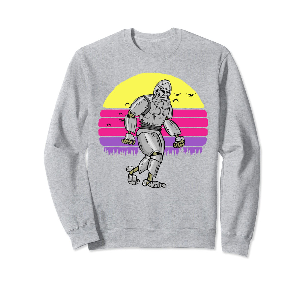 Robot Bigfoot Funny Sasquatch Sweatshirt - Trendy Graphic Unisex - T-Shirt, Sweatshirt, Hoodie