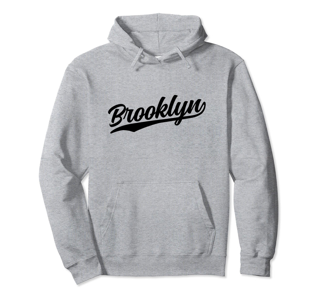 Brooklyn New York Ny 1970S Swoosh Hoodie - Casual Everyday Wear Men Women - T-Shirt, Sweatshirt, Hoodie