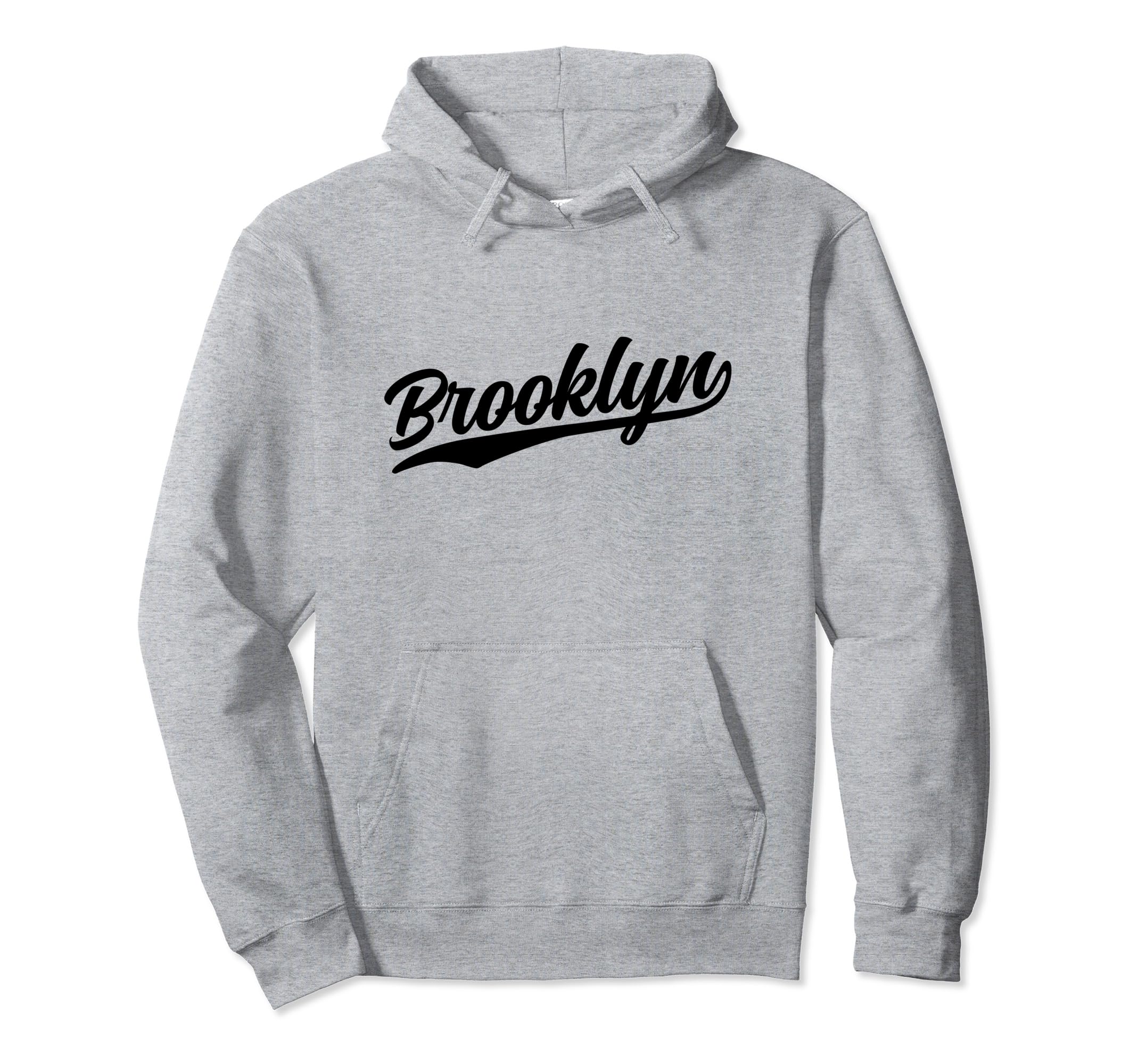 Brooklyn New York Ny 1970S Swoosh Hoodie - Casual Everyday Wear Men Women - T-Shirt, Sweatshirt, Hoodie