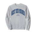 Throwback West Des Moines Iowa Ia Sweatshirt - Trendy Graphic Men Women - T-Shirt, Sweatshirt, Hoodie