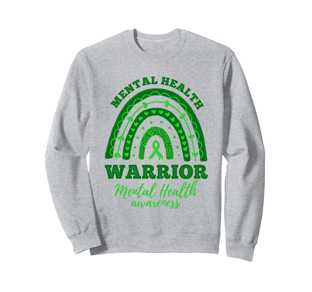 Warrior Mental Health Awareness Sweatshirt - Fun Novelty Design Unisex - T-Shirt, Sweatshirt, Hoodie