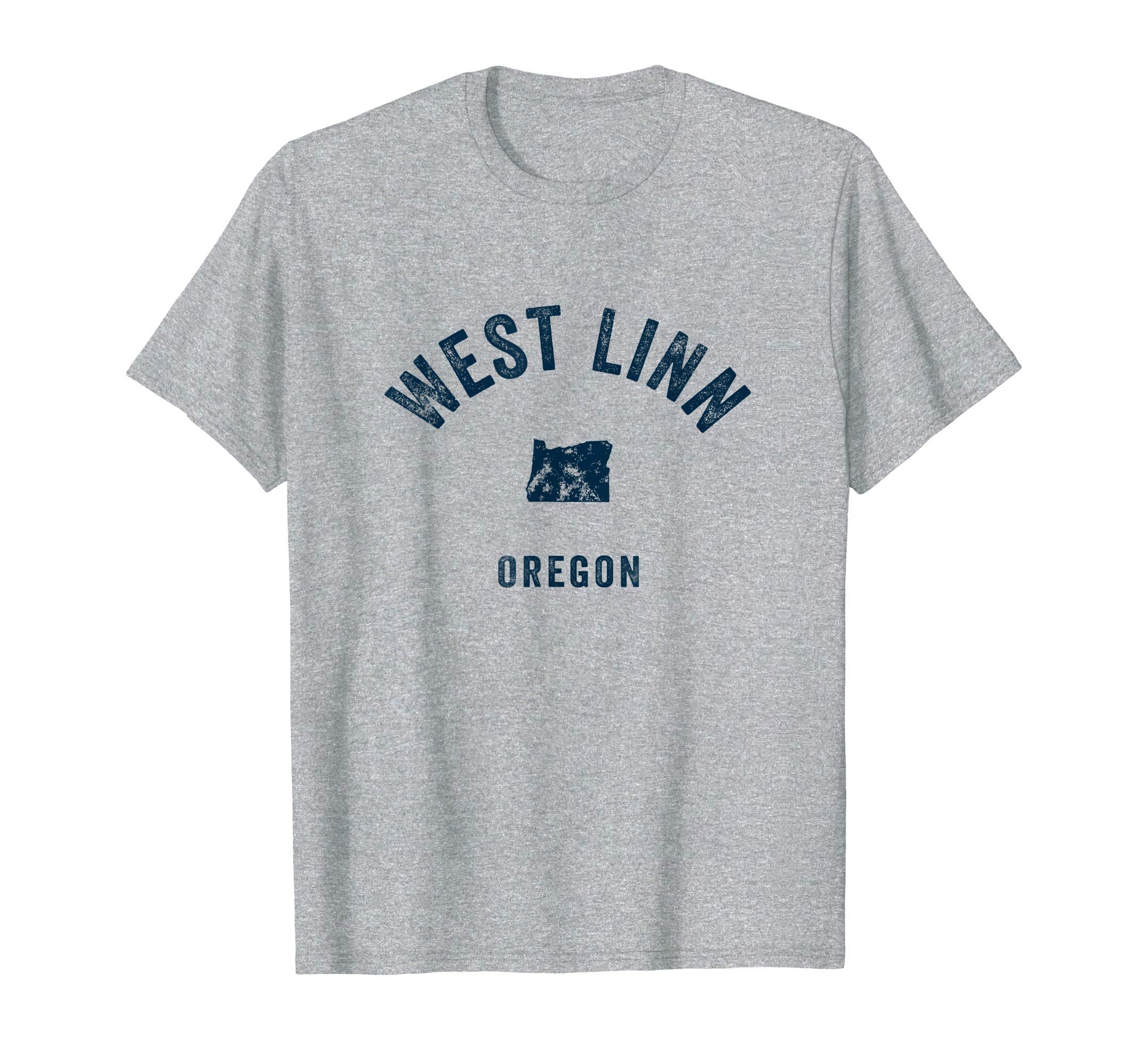 West Linn Oregon Or 70S Sports Navy T-Shirt - Fun Novelty Design Men Women - T-Shirt, Sweatshirt, Hoodie