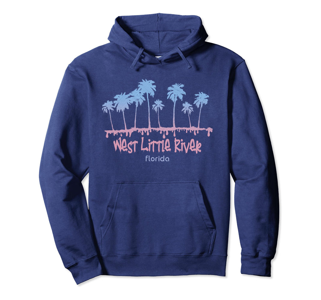 West Little River Florida Beach Surf Hoodie - Unique Graphic Men Women - T-Shirt, Sweatshirt, Hoodie