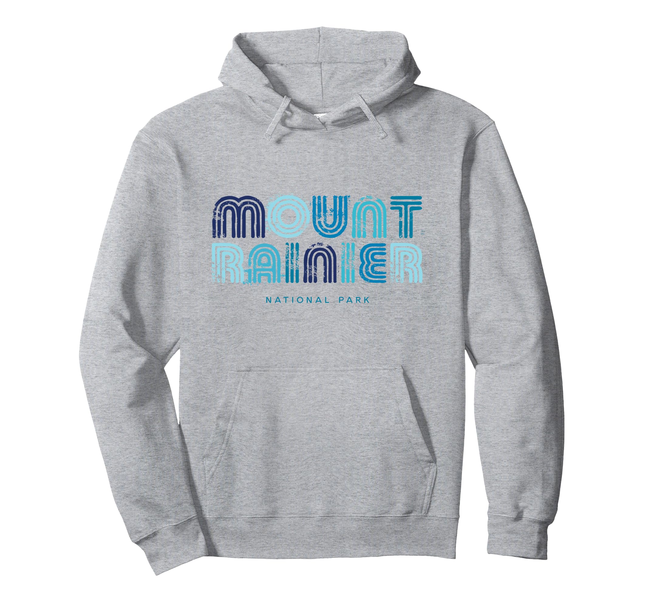 Mount Rainier National Park 70S 80S Type Hoodie - Trendy Graphic for Adults - T-Shirt, Sweatshirt, Hoodie
