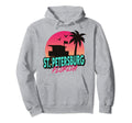 St Petersburg Florida Palm Trees Fl Hoodie - Graphic Print Men Women - T-Shirt, Sweatshirt, Hoodie