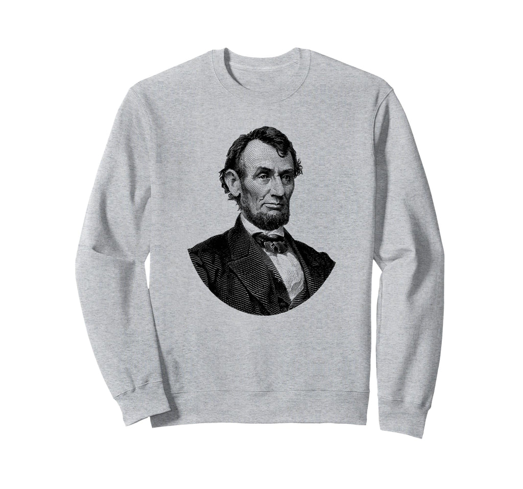 Illustration Abraham Lincoln Sweatshirt - Trendy Graphic Men Women - T-Shirt, Sweatshirt, Hoodie