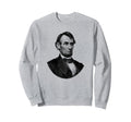 Illustration Abraham Lincoln Sweatshirt - Trendy Graphic Men Women - T-Shirt, Sweatshirt, Hoodie