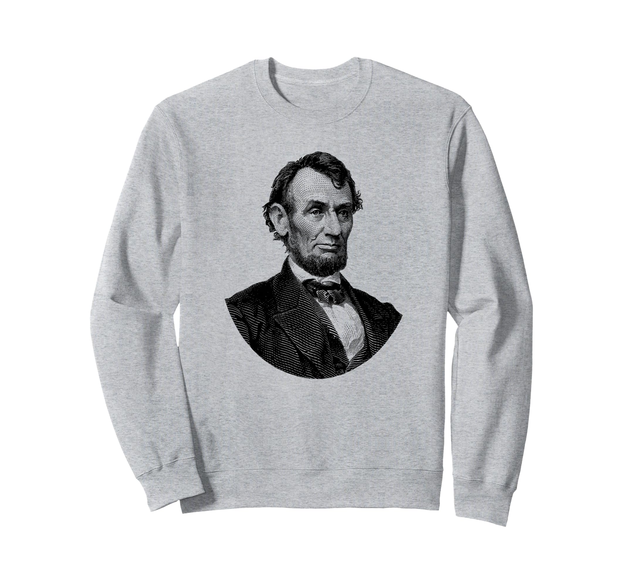 Illustration Abraham Lincoln Sweatshirt - Trendy Graphic Men Women - T-Shirt, Sweatshirt, Hoodie