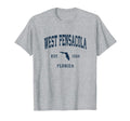 West Pensacola Florida Fl Athletic T-Shirt - Custom Art Print Men Women - T-Shirt, Sweatshirt, Hoodie