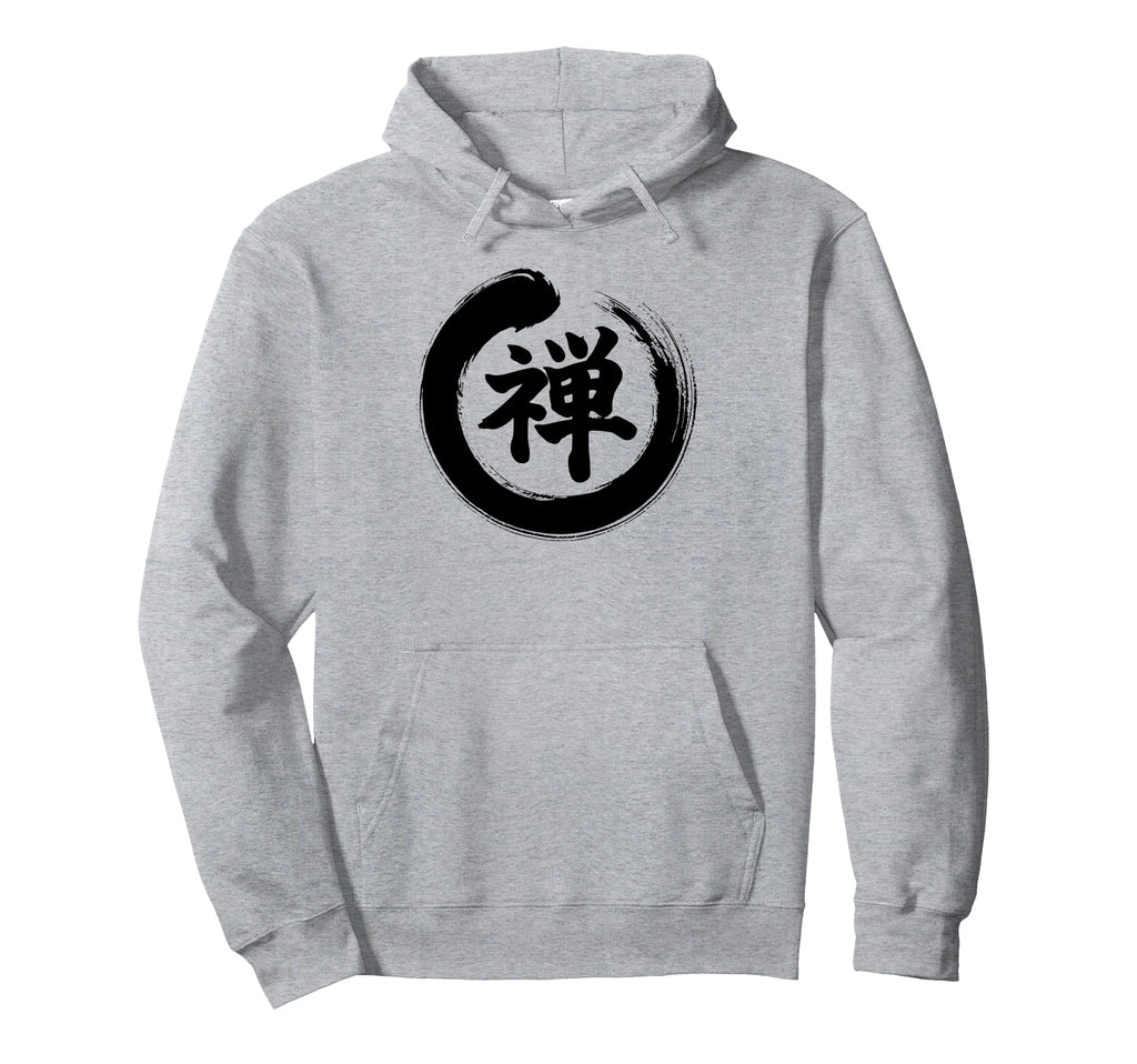 Meditation Enso Circle Mindfulness Buddha Hoodie - Novelty Apparel Unisex - T-Shirt, Sweatshirt, Hoodie