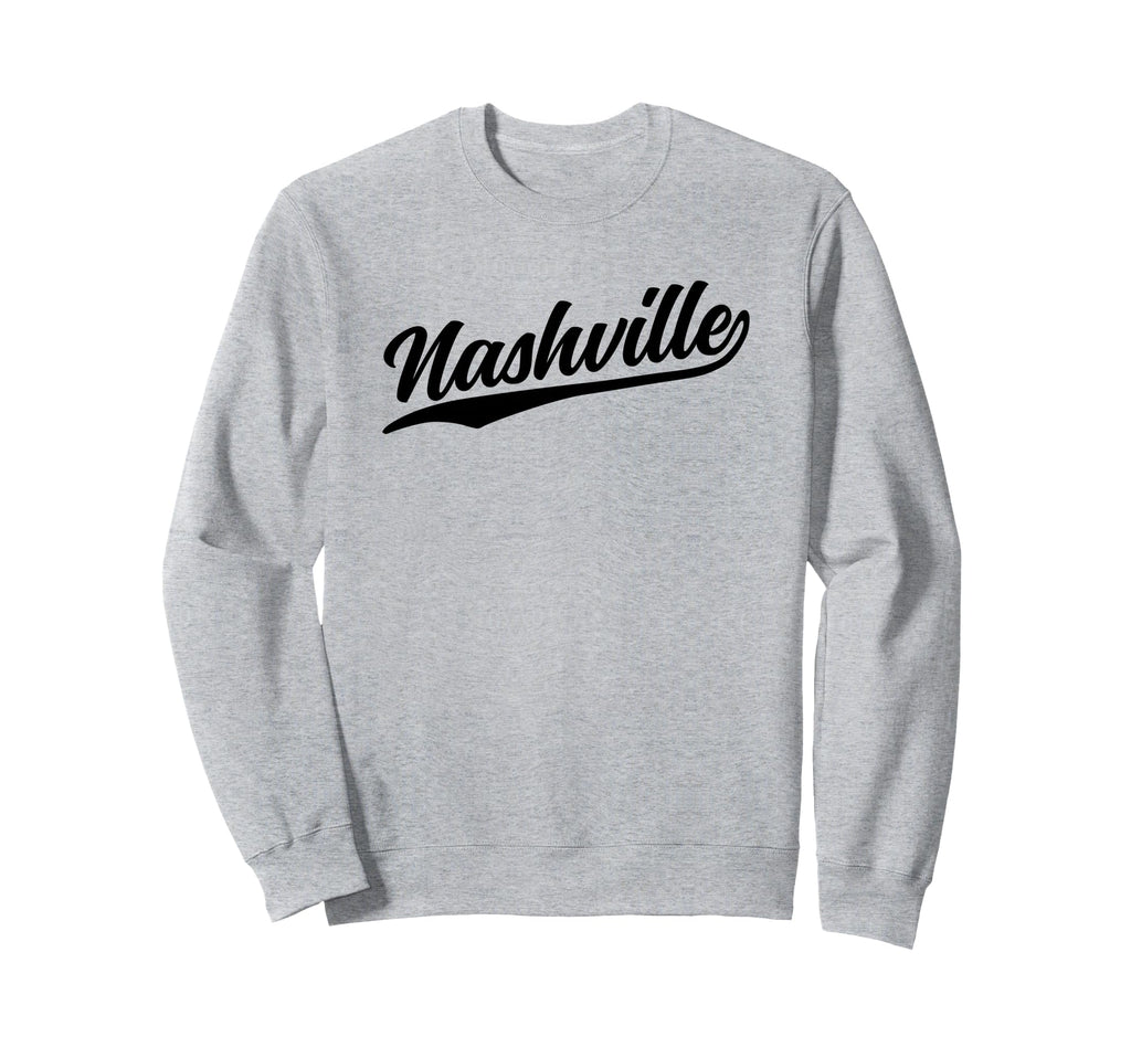 Nashville Tennessee 1970S Black Text Sweatshirt - Streetwear Style Unisex - T-Shirt, Sweatshirt, Hoodie