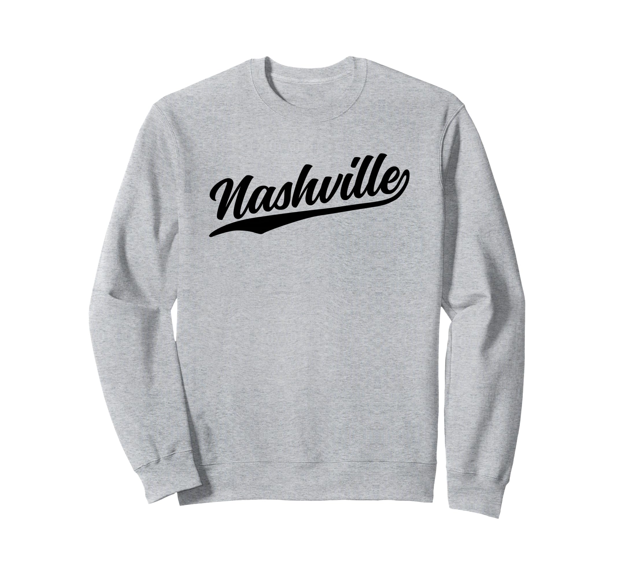 Nashville Tennessee 1970S Black Text Sweatshirt - Streetwear Style Unisex - T-Shirt, Sweatshirt, Hoodie