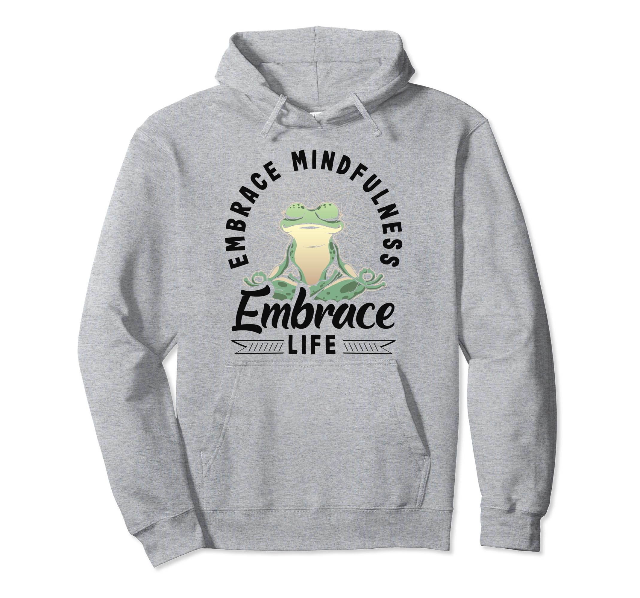 Morning Meditation Bliss Yoga Hoodie - Trendy Graphic Men Women - T-Shirt, Sweatshirt, Hoodie