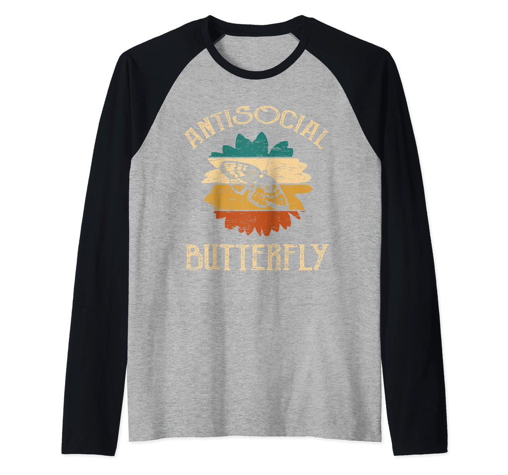 Funny Antisocial Butterfly Item Sweatshirt - Streetwear Style Unisex - T-Shirt, Sweatshirt, Hoodie