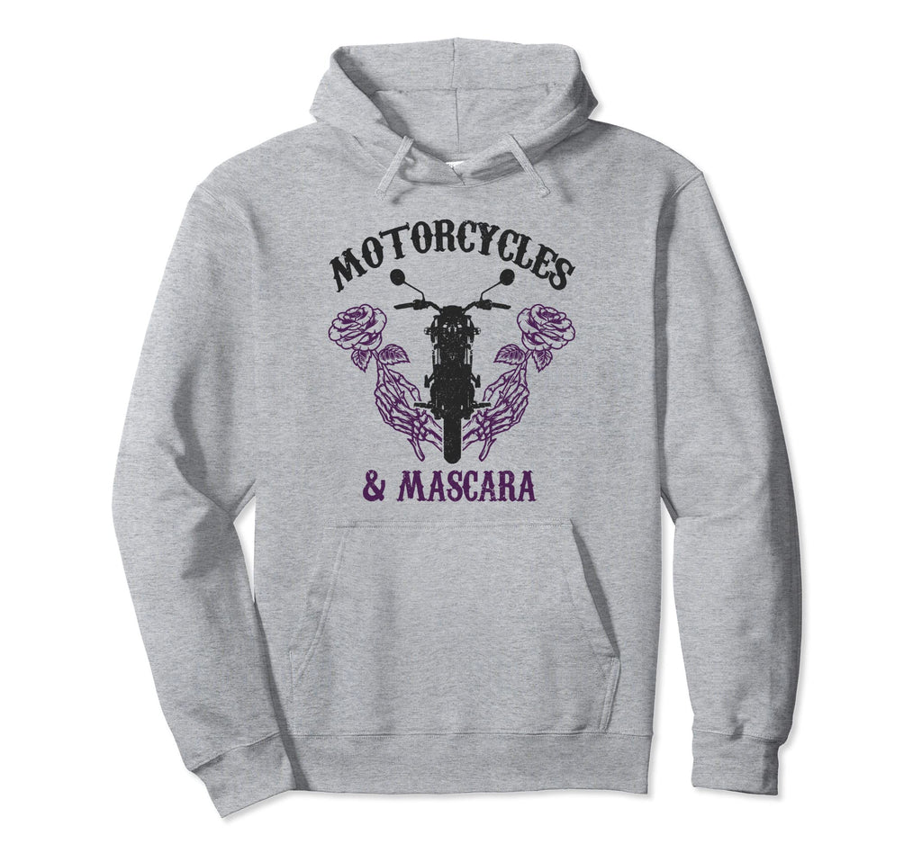 Motorcycles Mascara Biker Hoodie - Aesthetic Graphic Unisex - T-Shirt, Sweatshirt, Hoodie