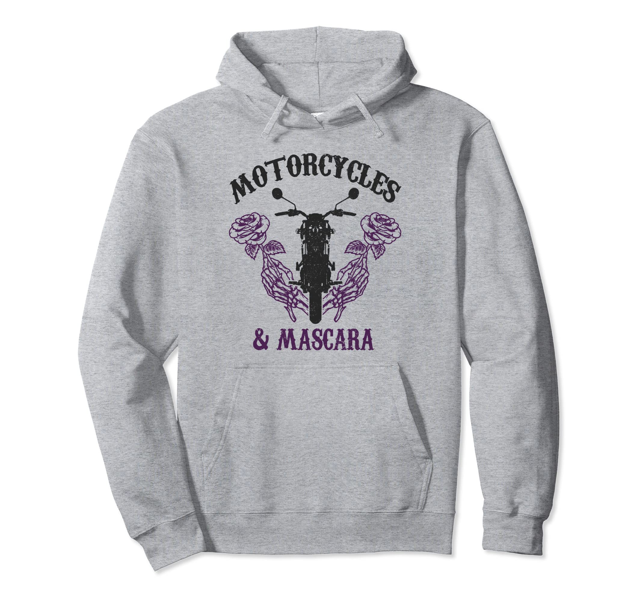 Motorcycles Mascara Biker Hoodie - Aesthetic Graphic Unisex - T-Shirt, Sweatshirt, Hoodie