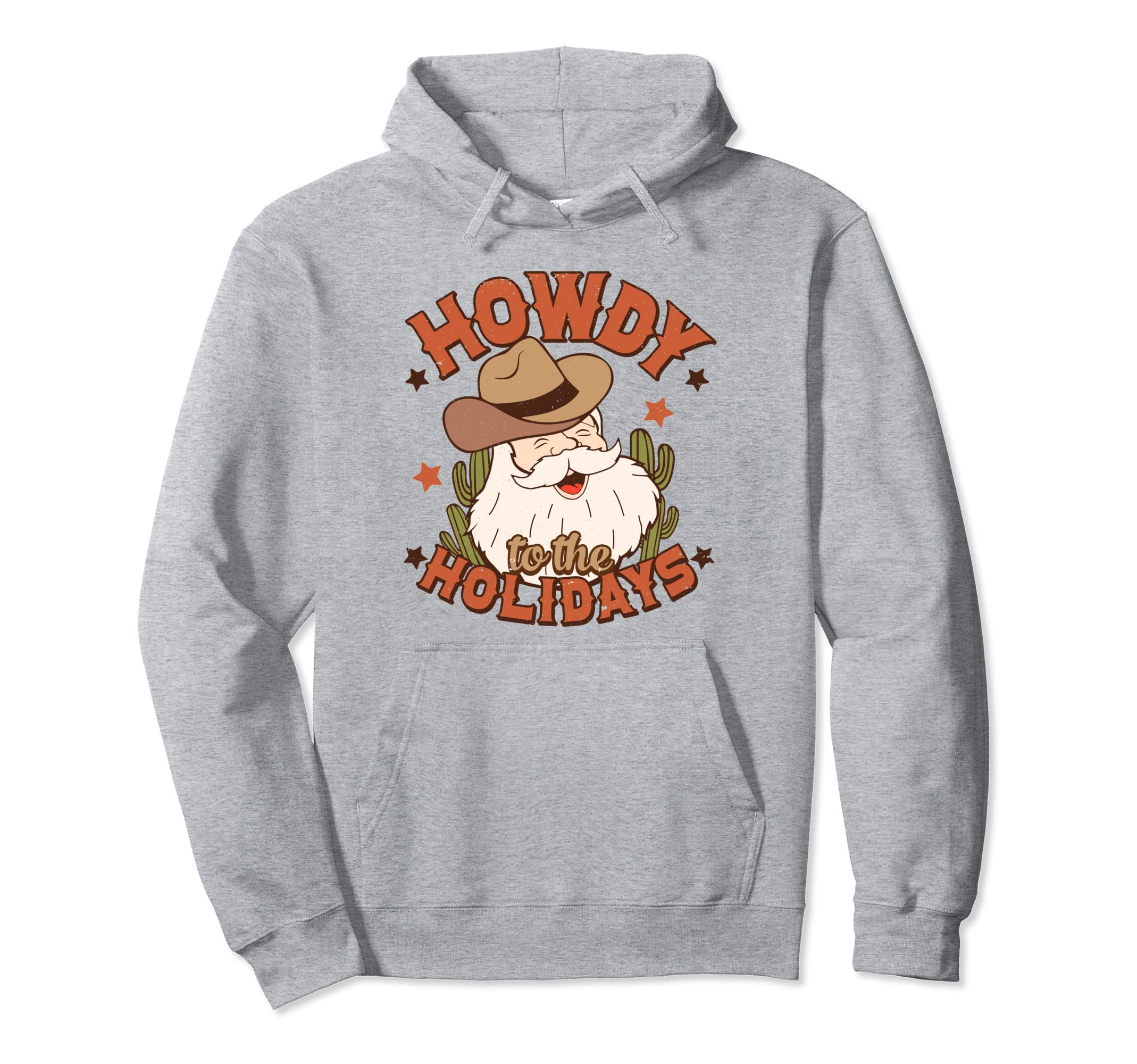 Howdy To Holidays Rodeo Western Cowgirl Hoodie - Unique Graphic for Adults - T-Shirt, Sweatshirt, Hoodie
