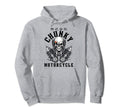 Chunky Company Motorcycle Gothic Hoodie - Minimalist Print for Adults - T-Shirt, Sweatshirt, Hoodie