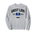 West Linn Oregon Or State Flag Sweatshirt - Custom Art Print Unisex - T-Shirt, Sweatshirt, Hoodie