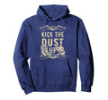 Kick Dust Up Cowboy Cowgirl Western Hoodie - Graphic Print for Adults - T-Shirt, Sweatshirt, Hoodie