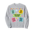 Mental Health Reminders Note To Sweatshirt - Custom Art Print Men Women - T-Shirt, Sweatshirt, Hoodie