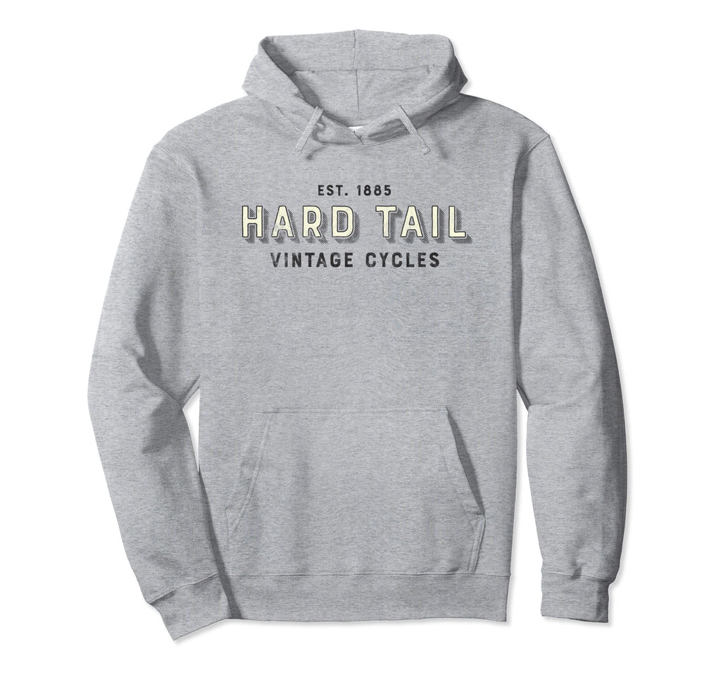 Est 1885 Hard Tail Cycles Hoodie - Casual Everyday Wear for Adults - T-Shirt, Sweatshirt, Hoodie