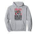 Motorcycle Biker Husband Wife Marriage Hoodie - Fun Novelty Design Unisex - T-Shirt, Sweatshirt, Hoodie