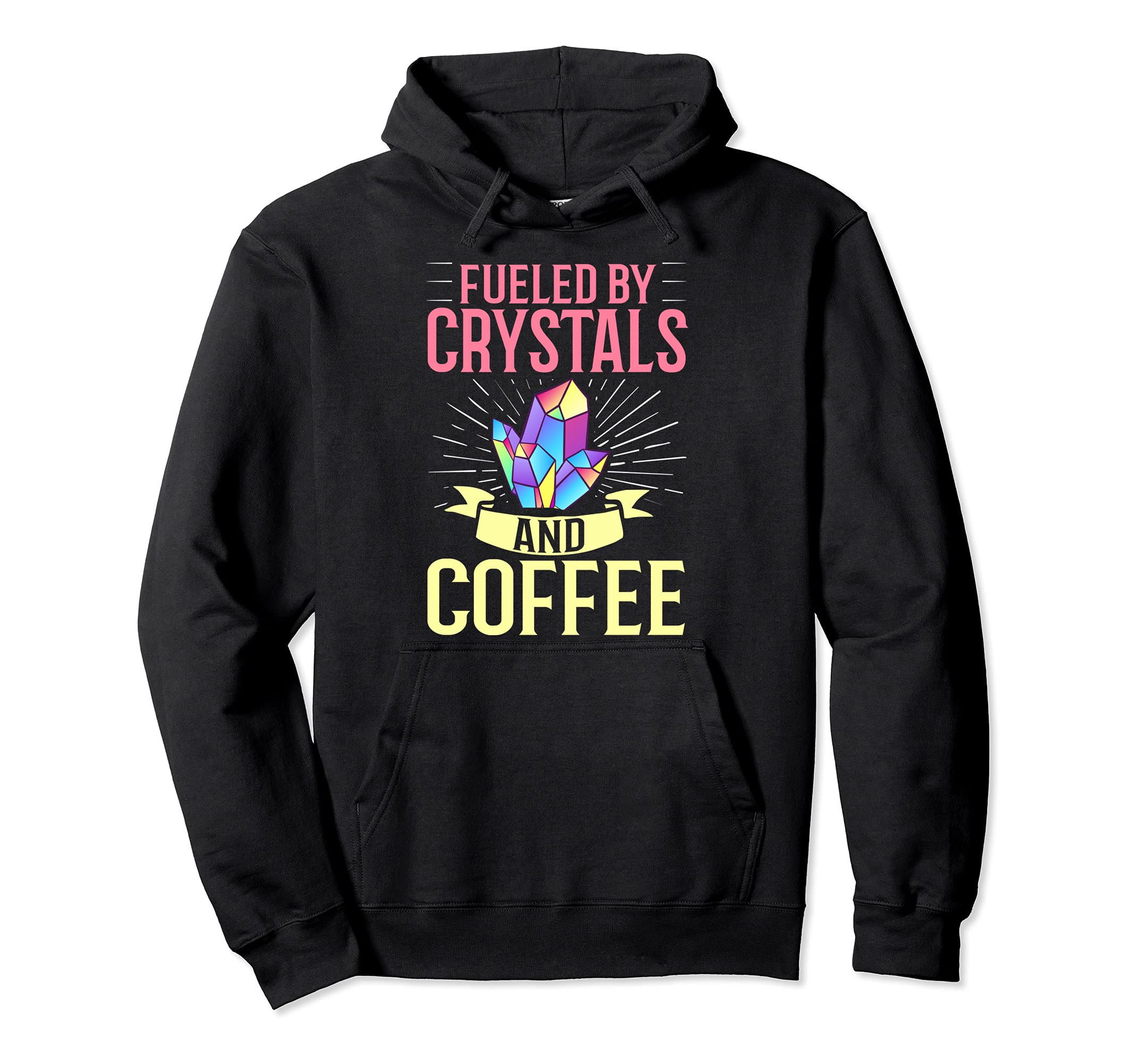 Crystal Healing Energy Healer Chakra Hoodie - Fun Novelty Design Unisex - T-Shirt, Sweatshirt, Hoodie