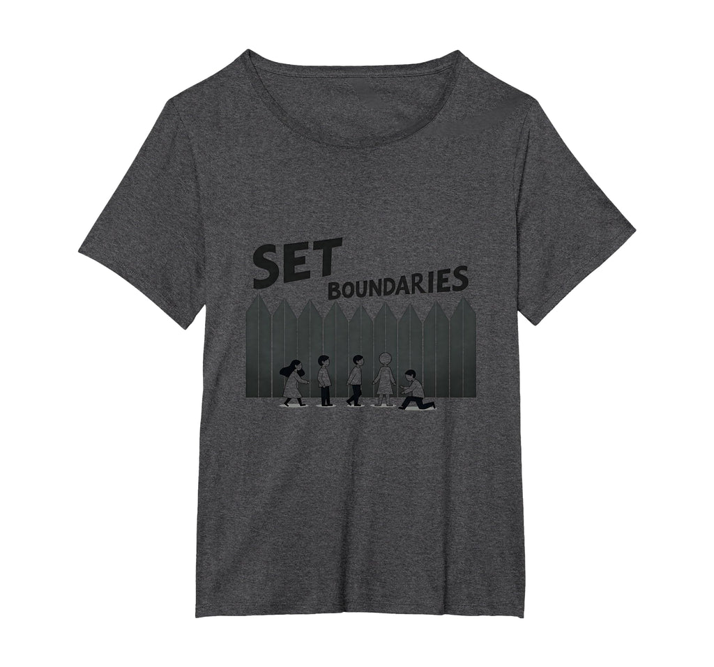 Set Boundaries Empowering Wall T-Shirt - Casual Everyday Wear for Adults - T-Shirt, Sweatshirt, Hoodie