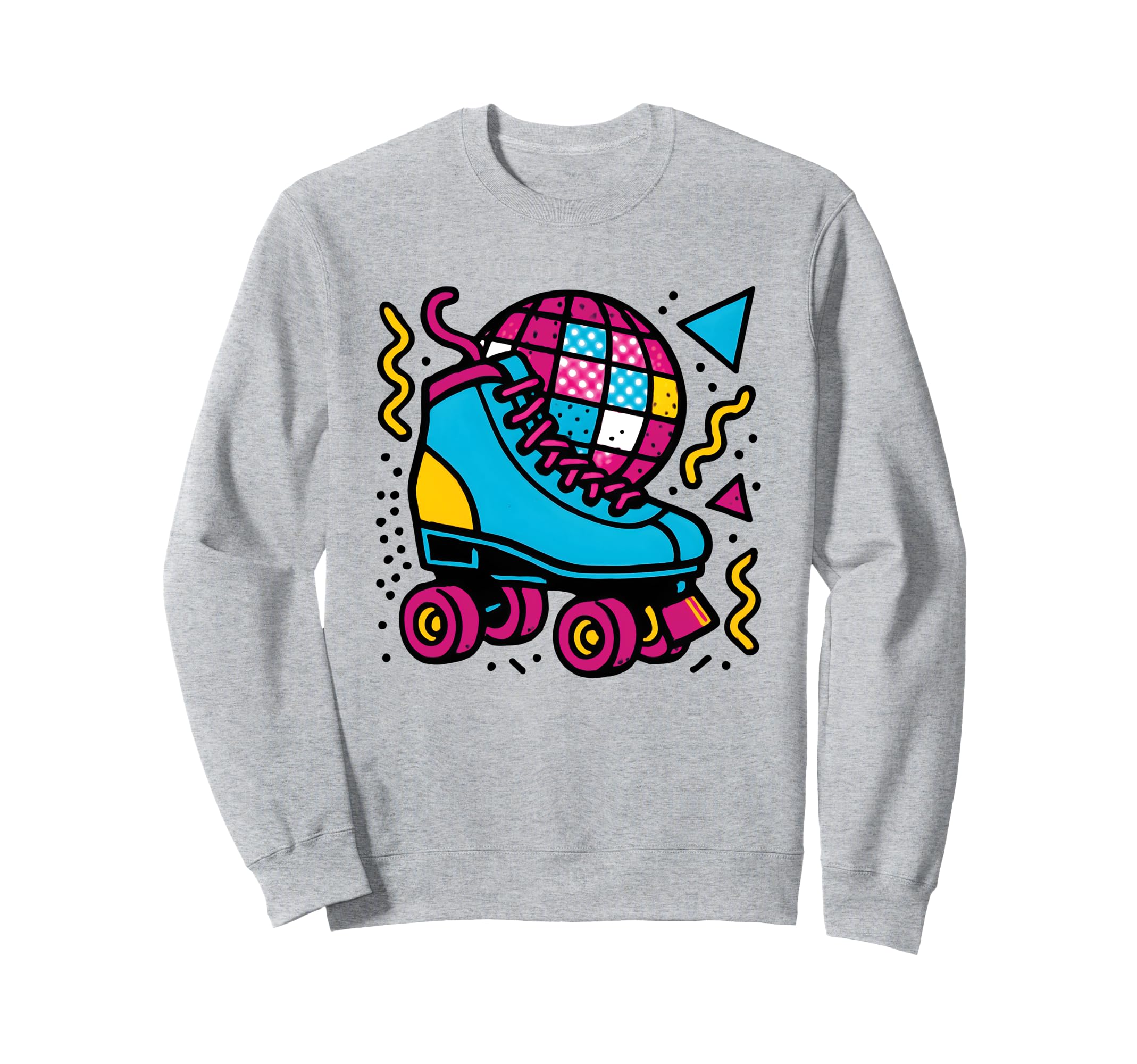 Roller Skate Disco Vibes Skating Sweatshirt - Casual Everyday Wear Unisex - T-Shirt, Sweatshirt, Hoodie