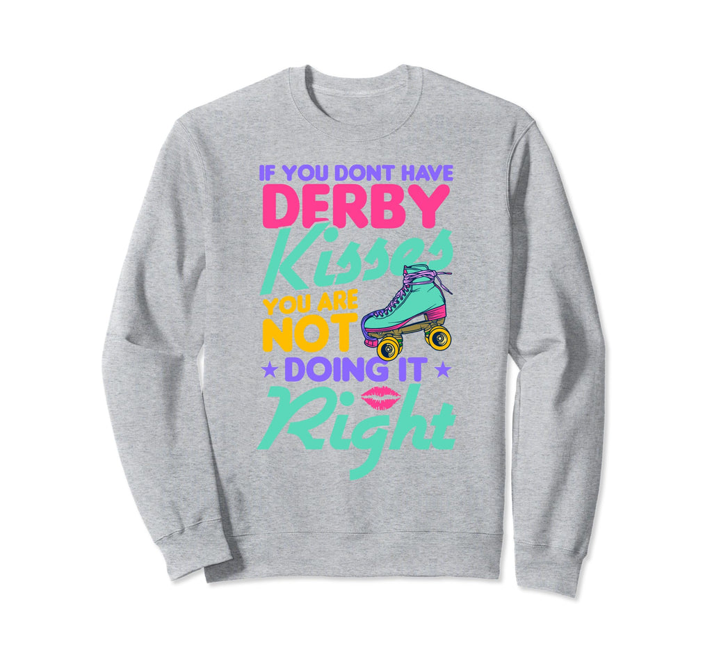 Disco Derby Roller Skating Sweatshirt - Fun Novelty Design Men Women - T-Shirt, Sweatshirt, Hoodie