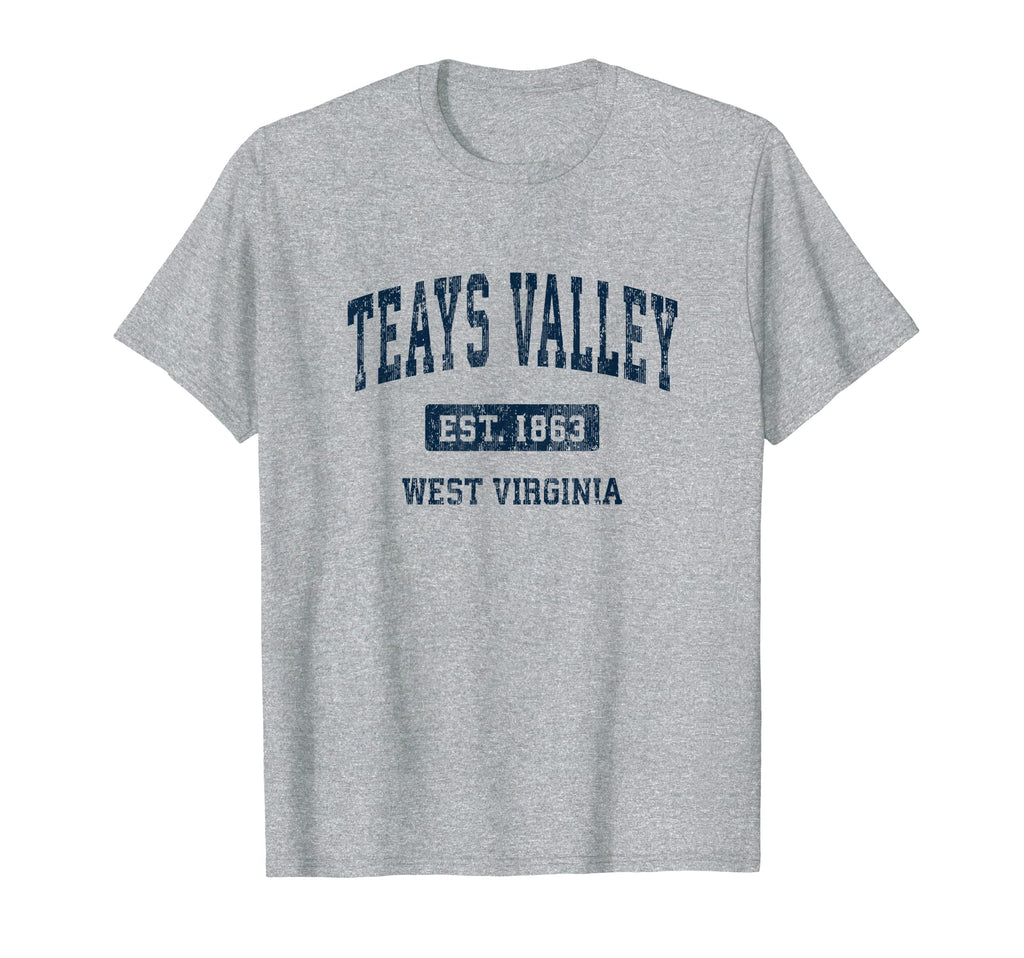Teays Valley West Virginia Wv Athletic T-Shirt - Trendy Graphic Unisex - T-Shirt, Sweatshirt, Hoodie