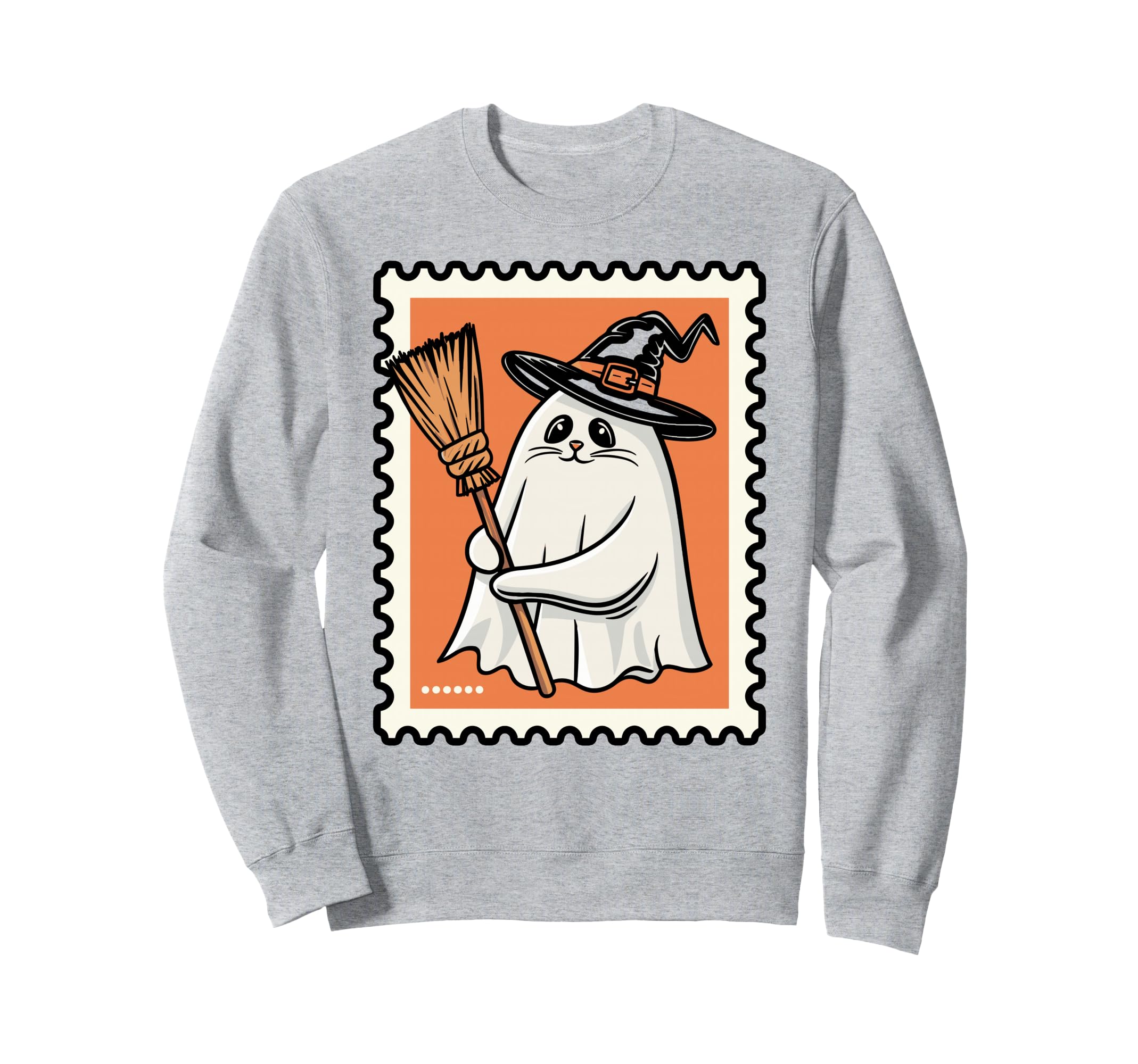 Halloween Postage Sweatshirt - Custom Art Print Men Women - T-Shirt, Sweatshirt, Hoodie
